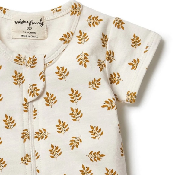 Wilson + Frenchy - Organic Zipsuit Romper, Gracie - Picture 4 of 5